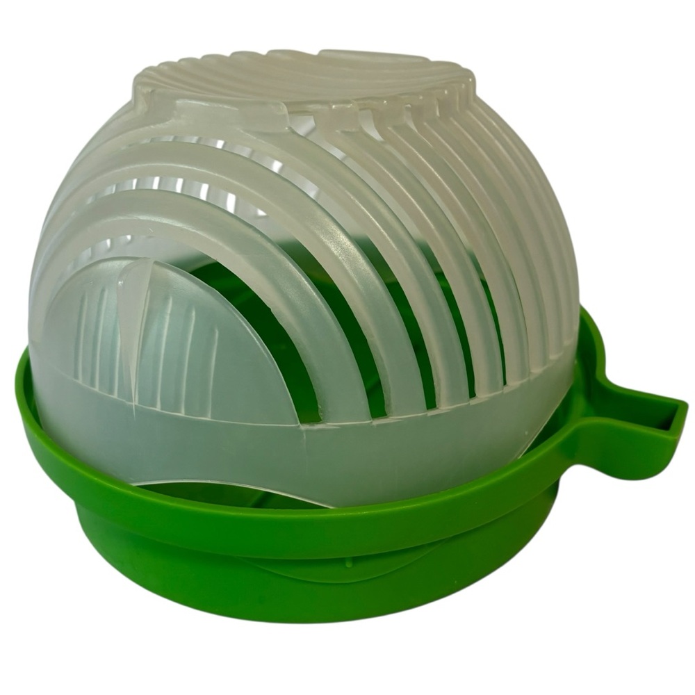 Salad Cutter Bowl Head Lettuce Green Never Used